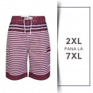 Sort de baie cu Dungi Grena - Stripe Swim Shorts Wine - 2XL 3XL 4XL 5XL 6XL 7XL Sort de baie cu Dungi Grena - Stripe Swim Shorts Wine - 2XL 3XL 4XL 5XL 6XL 7XL