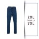 Blugi Denim Regular Fit Strech StoneWash - JEANS REGULAR FIT STRETCH STONE - 2XL 3XL 4XL 5XL 6XL 7XL