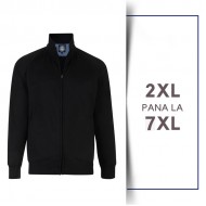 HANORAC FARA GLUGA FULL ZIP BLACK
