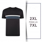 Tricou din bumbac Printed Tee Navy - T-SHIRT PRINTED TEE NAVY - 2XL 3XL 4XL 5XL 6XL 7XL