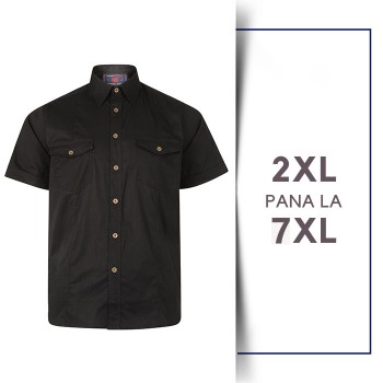 RETRO STRECH SHIRT BLACK