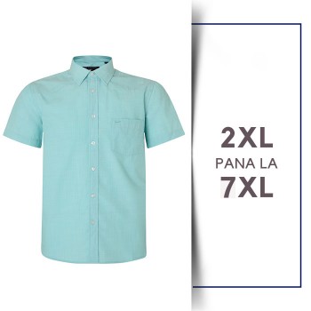 CASUAL SLUB SHIRT AQUA