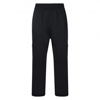 PANTALONI TRENING CARGO BLACK