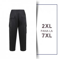 PANTALONI TRENING CARGO CHARCOAL