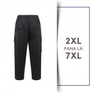 PANTALONI TRENING CARGO CHARCOAL