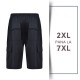 Bermude Cargo Negru - BERMUDE CARGO SHORTS BLACK - 2XL 3XL 4XL 5XL 6XL 7XL