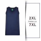 Maiou Vest simplu din bumbac Navy - MAIOU VEST NAVY - 2XL 3XL 4XL 5XL 6XL 7XL