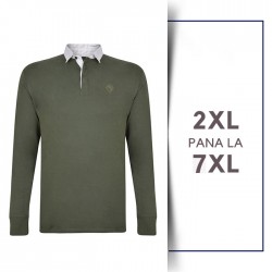 LS JERSEY RUGBY POLO KAKI