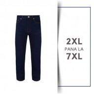 Blugi Regular Fit Strech Indigo - JEANS REGULAR FIT STRECH INDIGO - 2XL 3XL 4XL 5XL 6XL 7XL