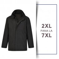 Geaca de iarna impermeabila Smart Soft Negru - SMART SOFT COAT BLACK - 2XL 3XL 4XL 5XL 6XL 7XL
