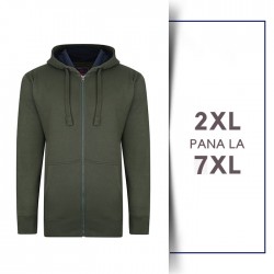 HANORAC FLEECE ZIP THRUE OLIVE