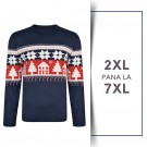 Bluza cu Maneca Lunga cu Motiv de Craciun din bumbac Christmas Ice Jumper - CHRISTMAS ICE JUMPER - 2XL 3XL 4XL 5XL 6XL 7XL Bluza cu Maneca Lunga cu Motiv de Craciun din bumbac Christmas Ice Jumper - CHRISTMAS ICE JUMPER - 2XL 3XL 4XL 5XL 6XL 7XL