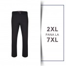 Pantaloni Soft Touch din bumbac Negru - SOFT TOUCH RUGBY TROUSERS BLACK - 2XL 3XL 4XL 5XL 6XL 7XL