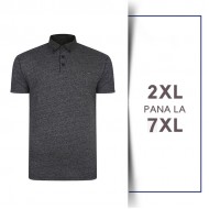 TRICOU POLO DIN BUMBAC  – POLO  SMART BLACK- 2XL 3XL 4XL 5XL 6XL 7XL