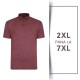 TRICOU POLO DIN BUMBAC   – POLO  SMART WINE - 2XL 3XL 4XL 5XL 6XL 7XL