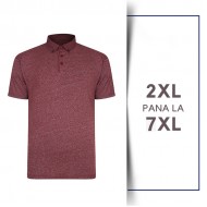 TRICOU POLO DIN BUMBAC   – POLO  SMART WINE- 2XL 3XL 4XL 5XL 6XL 7XL
