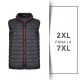VESTA MATLASATA QUILTED GILET BLEUMARIN
