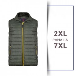VESTA MATLASATA QUILTED GILET KAKI