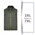VESTA MATLASATA QUILTED GILET KAKI 2XL-3XL-4XL-5XL-6XL VESTA MATLASATA QUILTED GILET KAKI 2XL-3XL-4XL-5XL-6XL