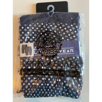 PANTALONI PIJAMA SCURTI BLEUMARIN – PACHET 2 BUCATI  - 2XL 3XL 4XL 5XL 6XL  
