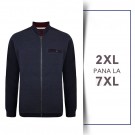 Pulover TRACK bleumarin  - 2XL 3XL 4XL 5XL 6XL 7XL