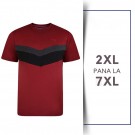 Tricou din bumbac CUT & SAW TEE Burgundy - T-SHIRT CUT & SAW TEE BURGUNDY - 2XL 3XL 4XL 5XL 6XL 7XL