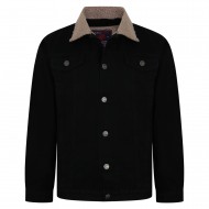 Geaca Blugi Imblanita Neagra -1XL- 2XL 3XL 4XL 5XL 