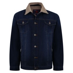 Geaca Blugi Imblanita Indigo -1XL- 2XL 3XL 4XL 5XL 