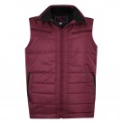 VESTA MATLASATA QUILTED BIKER GILET BURGUNDY - 2XL 3XL 4XL 5XL 6XL   VESTA MATLASATA QUILTED BIKER GILET BURGUNDY - 2XL 3XL 4XL 5XL 6XL