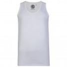 Maiou Vest simplu din bumbac Alb - MAIOU VEST ALB - 2XL 3XL 4XL 5XL 6XL 7XL