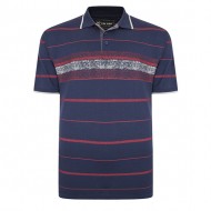 TRICOU POLO DIN BUMBAC BLEUMARIN – POLO DISTRESSED NAVY - 2XL 3XL 4XL 5XL 6XL 7XL