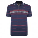 TRICOU POLO DIN BUMBAC BLEUMARIN – POLO DISTRESSED NAVY - 2XL 3XL 4XL 5XL 6XL 7XL