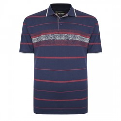 TRICOU POLO DIN BUMBAC BLEUMARIN – POLO DISTRESSED NAVY - 2XL 3XL 4XL 5XL 6XL 7XL