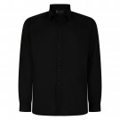 Camasa cu maneca lunga din bumbac 65% si polyester 35% CLASSIC OFFICE BLACK - 2XL 3XL 4XL 5XL 6XL