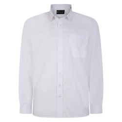 Camasa cu maneca lunga din bumbac 65% si polyester 35% CLASSIC OFFICE WHITE - 2XL 3XL 4XL 5XL 6XL-7XL
