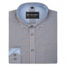 Camasa cu maneca lunga din bumbac 65% si polyester 35% DOBBY WHITE- 2XL 3XL 4XL 5XL 6XL