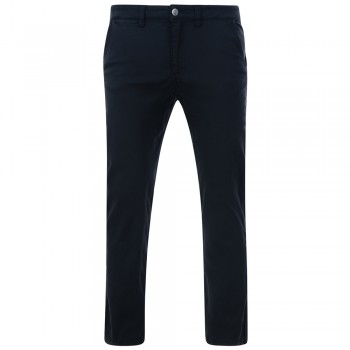 Pantaloni Chino Strech negrii din bumbac long - CHINO STRECH BLACK LONG- 2XL 3XL 4XL 5XL 6XL 7XL
