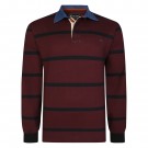 Bluza cu Maneca Lunga din bumbac 100%–RUGBY POLO GULER DENIM  - grena - 2XL 3XL 4XL 5XL 6XL 7XL Bluza cu Maneca Lunga din bumbac 100%–RUGBY POLO GULER DENIM  - grena - 2XL 3XL 4XL 5XL 6XL 7XL