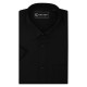 Camasa cu maneca scurta din bumbac 55% si polyester 45% CASUAL HERRINGBONE BLACK - 2XL 3XL 4XL 5XL 6XL 7XL