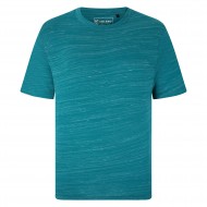 T-shirt din bumbac 90% si polyester 10% INJECTED MARL CREW NECK TURCOAZ  2XL 3XL 4XL 5XL 6XL 7XL