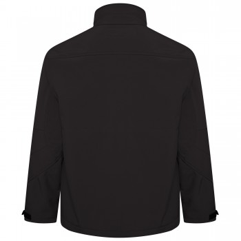 Geaca impermeabila de culoare neagra - SOFT SHELL PANELLED  2XL 3XL 4XL 5XL 6XL 7XL