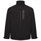 Geaca impermeabila de culoare neagra - SOFT SHELL PANELLED  2XL 3XL 4XL 5XL 6XL 7XL