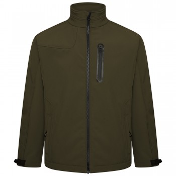 Geaca impermeabila de culoare olive - SOFT SHELL PANELLED  2XL 3XL 4XL 5XL 6XL 7XL