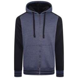 Hanorac imblanit RAGLAN ZIP THRU ROYAL BLUE - 2XL 3XL 4XL 5XL 6XL 7XL