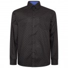 Camasa cu maneca lunga din bumbac 35% si polyester 65% ALL OVER DOBBY PRINT - 2XL 3XL 4XL 5XL 6XL 7XL