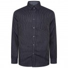 Camasa cu maneca lunga din bumbac 35% si polyester 65%  DOBBY STRIPE  - 2XL 3XL 4XL 5XL 6XL 7XL