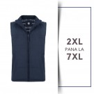 Vesta matlasata cu gluga Buble bleumarin - 2XL 3XL 4XL 5XL 6XL 7XL