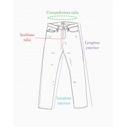 Pantaloni Soft Touch din bumbac Negru - SOFT TOUCH RUGBY TROUSERS BLACK - 2XL 3XL 4XL 5XL 6XL 7XL