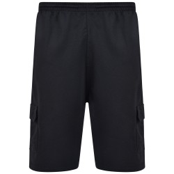 Bermude Cargo Negru - BERMUDE CARGO SHORTS BLACK - 2XL 3XL 4XL 5XL 6XL 7XL