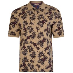 TRICOU POLO DIN BUMBAC FLORAL STONE – POLO FLORAL STONE - 2XL 3XL 4XL 5XL 6XL 7XL